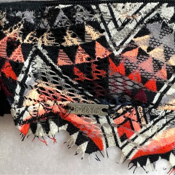 Victorias Secret PINK Lace Adjustable Halter Bralette Size Small - Picture 7 of 10